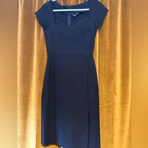 Stop Staring Black Wiggle Dress